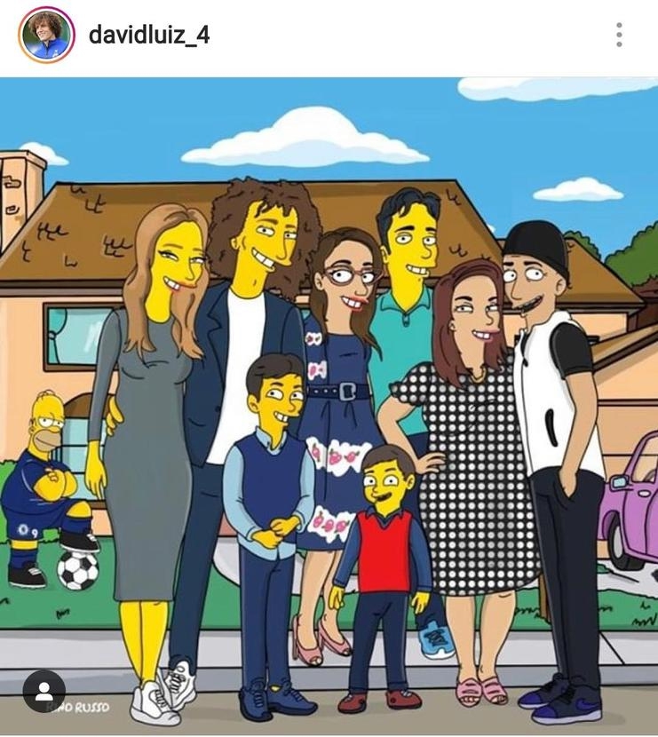 Takie zdjęcie na Insta wrzucił David Luiz... :D